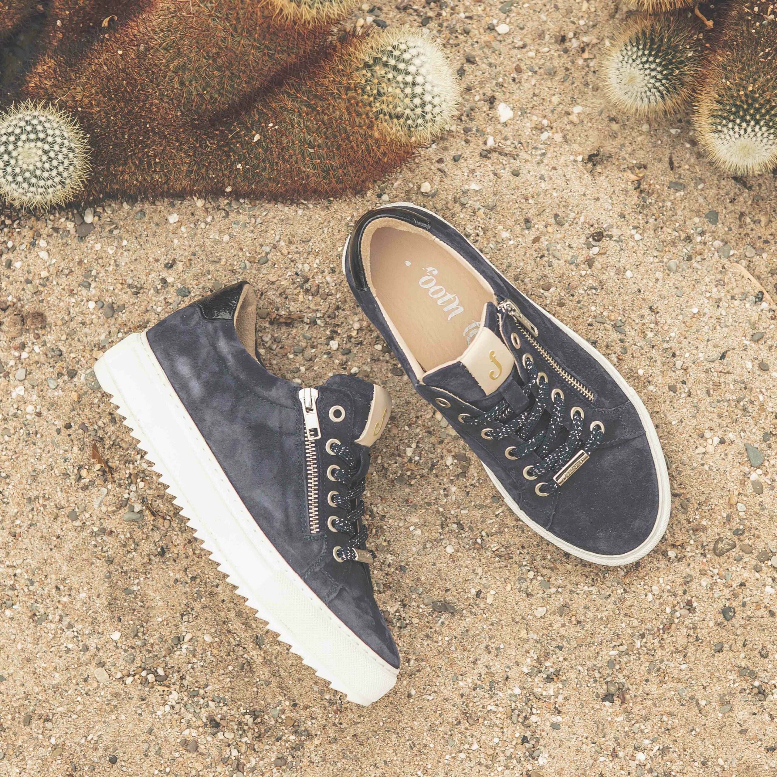 Bliz | Suede donkerblauw